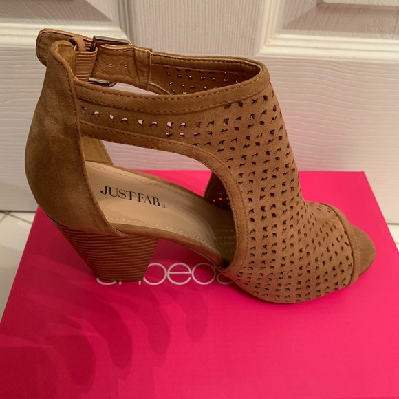 ❤️SOLD❤️ Justfab brand new cone heel sandals - Picture 2 of 2